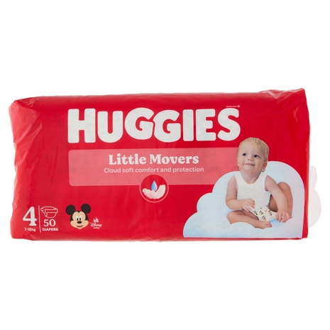 Huggies ultra comfort Pannolini 4 7-18 Kg 50 pz